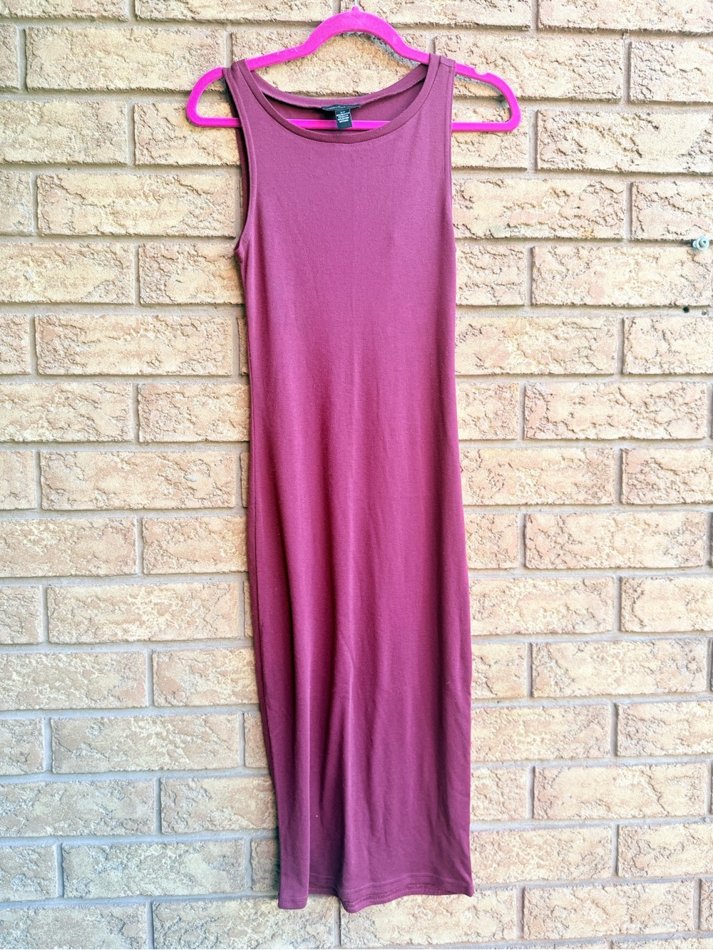 💫10/$25 • Seduction Burgundy Sleeveless Maxi Dress